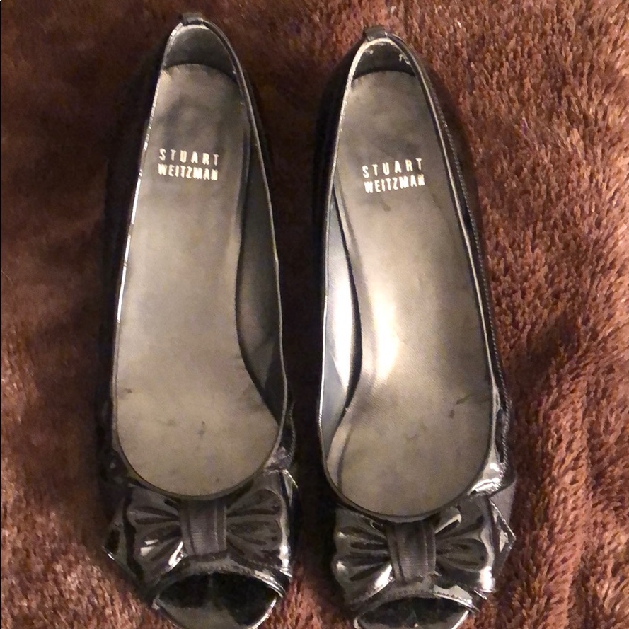 Stuart Weitzman Black Patent Shoes